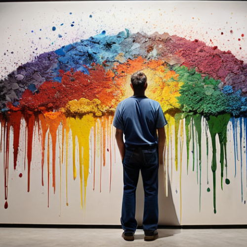 **A painter stands before a vast canvas, his palette overflowing with colors. With each brushstroke, words emerge from the canvas, some shimmering with hope, others shrouded in shadow.** (This visualizes the power of words, both positive and negative, as depicted in the opening paragraphs).