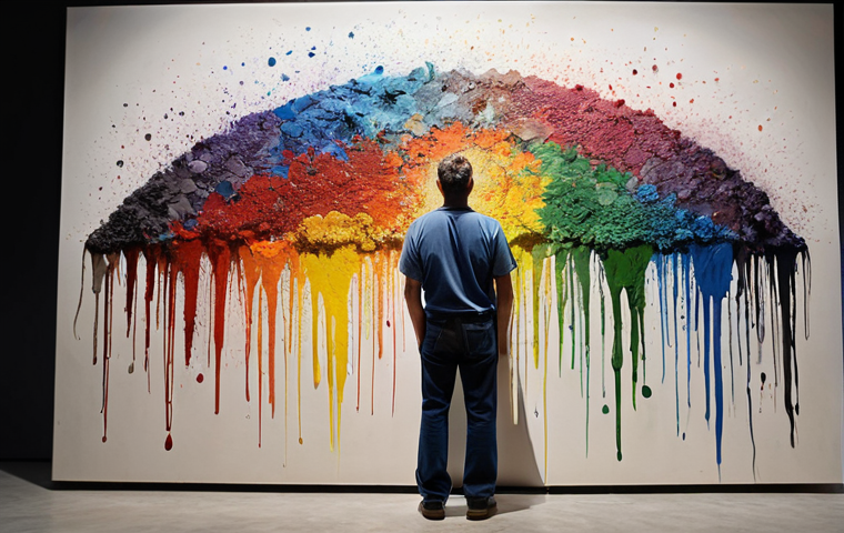 **A painter stands before a vast canvas, his palette overflowing with colors. With each brushstroke, words emerge from the canvas, some shimmering with hope, others shrouded in shadow.** (This visualizes the power of words, both positive and negative, as depicted in the opening paragraphs).